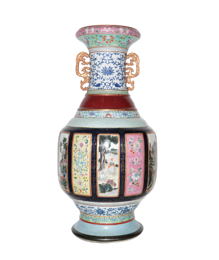 清乾隆瓷母大瓶:集萬藝於一器的「制瓷巔峰之作」