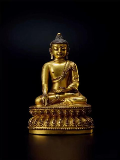 班丹札釋指導製作？永樂銅鎏金釋迦佛，曼荼羅儀像的潛在成員！
