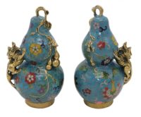 乾隆珐琅螭龍葫蘆對瓶：誰能匹敵清宮造辦處的工藝巔峰？