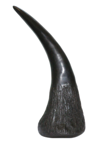 犀牛角原雕擺件：藥石與文玩交融的千年珍藏