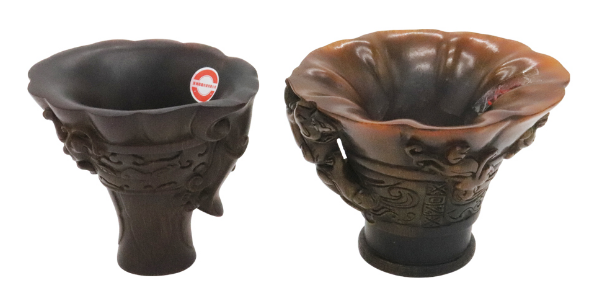 瑞獸纏杯!螭虎犀牛角杯:高浮雕下藏多少明清文玩霸氣?