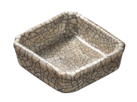 哥釉四方洗：「金絲鐵線」間的文房雅韻