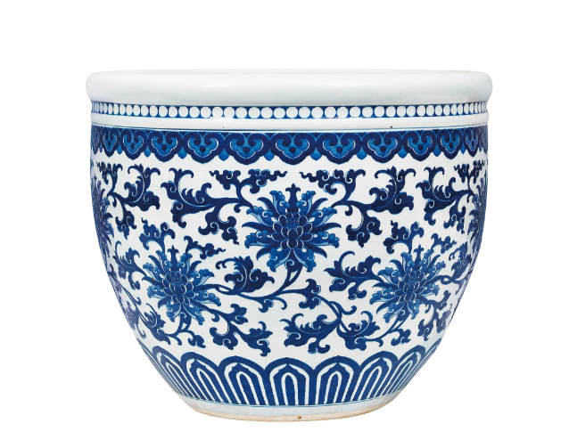 乾隆青花纏枝蓮紋大缸|官窯傳珍 · 工藝巔峰