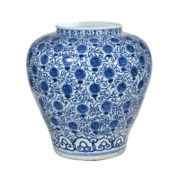 青花浙料 + 團壽字的罐有多珍？萬曆宮廷祝壽重器，多祿溙藏家爭！