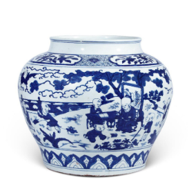 嘉靖御窑佳品!青花婴戏十六子大罐為何成瓷藏「新寵」?