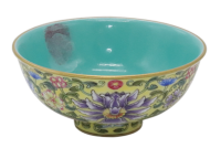 宮廷彩瓷誰與爭鋒？乾隆黃地琺琅彩碗何以成傳世極品？