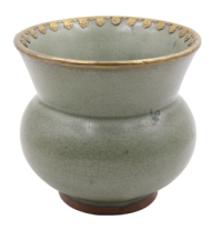 宋代官窯鎏金小渣鬥：官窯遺珍·鎏金雅器誰與爭鋒？