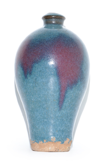 鈞窑奇珍!天青釉玫瑰紫斑梅瓶何以譽滿天下?