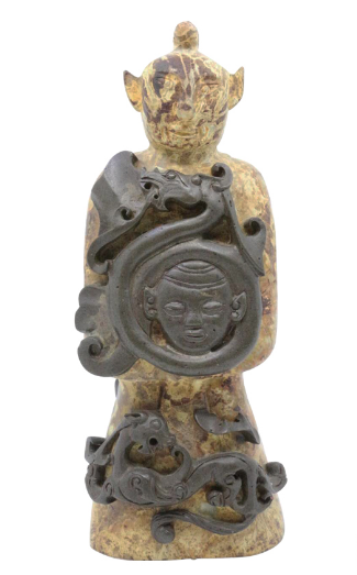 漢代和田白玉鎏金舞人:千年玉舞中的「戰國遺風」與宮廷匠心